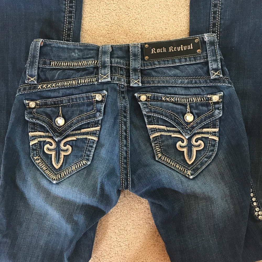 Rock Revival Jeans, stretchy 24.
